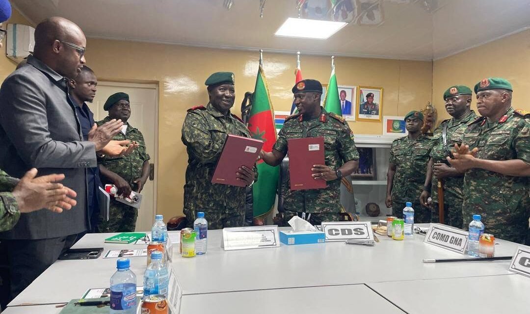 Guiné-Bissau e Gâmbia assumem compromissos para reforçar cooperação técnico-militar