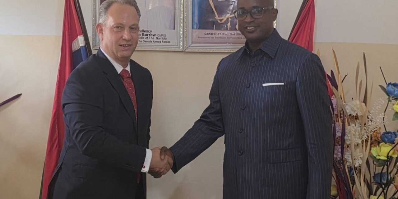 Gâmbia/ Embaixador da Guiné-Bissau recebe novo representante diplomático da Turquia