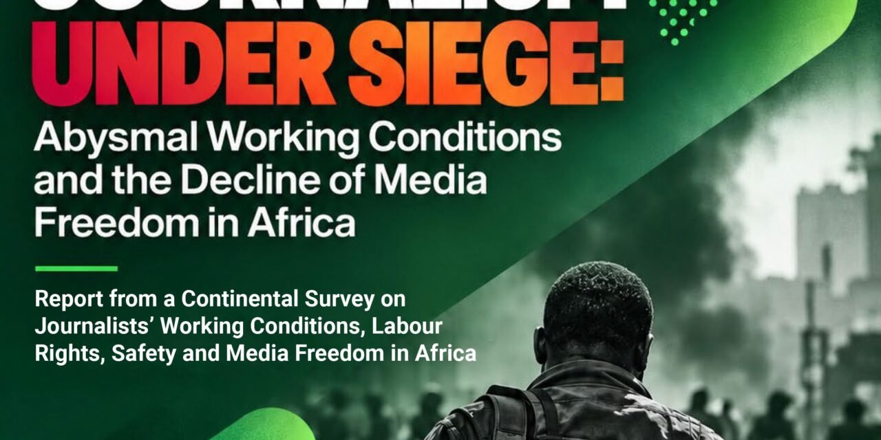 A Pobreza, precariedade laboral e censura colocam jornalismo africano em crise¨, revela relatório da FAJ
