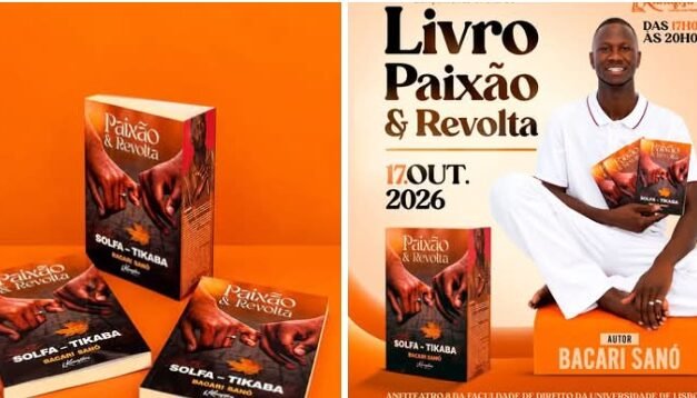 Poeta guineense Bacari Sanó apresenta livro “Paixão & Revolta em Lisboa