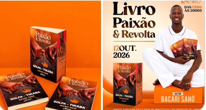 Poeta guineense Bacari Sanó apresenta livro “Paixão & Revolta em Lisboa